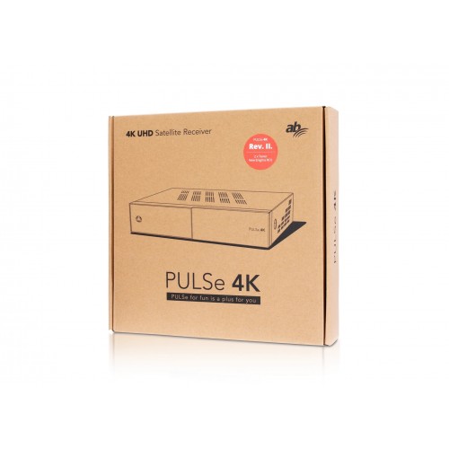 AB PULSe 4K UHD 2xDVB-S2X H.265 HDR10 PVR LAN E2 Linux Sat Receiver 500GB